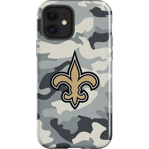 NFL New Orleans Saints Camo iPhone 12 Impact Case