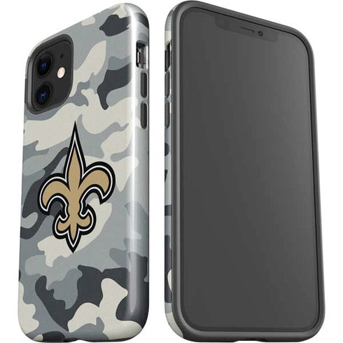 NFL New Orleans Saints Camo iPhone 12 Impact Case