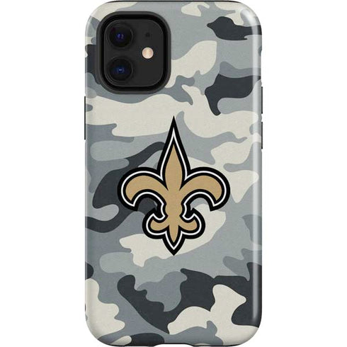 NFL New Orleans Saints Camo iPhone 12 Mini Impact Case