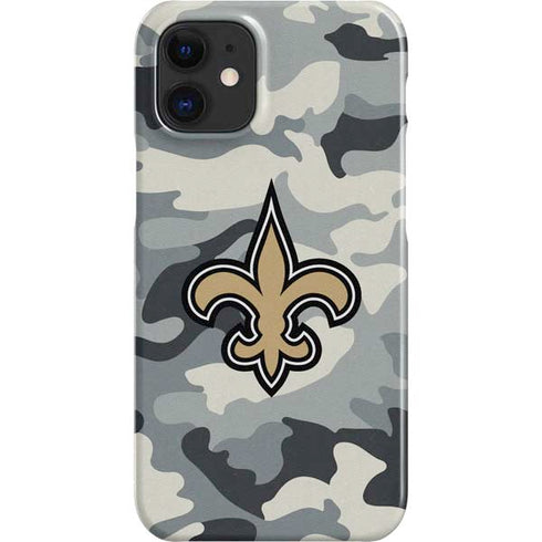 NFL New Orleans Saints Camo iPhone 12 Mini Lite Case