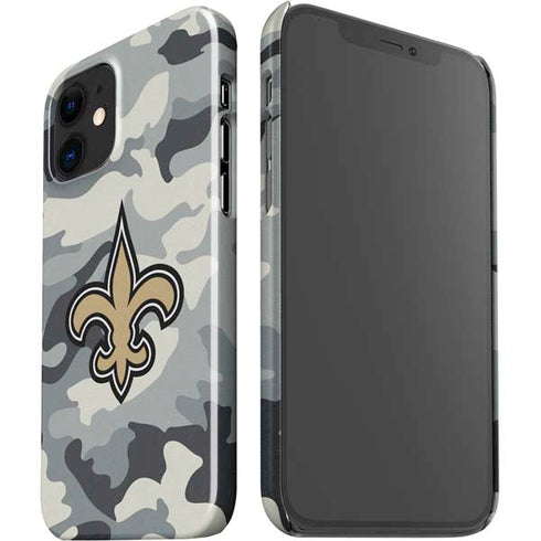 NFL New Orleans Saints Camo iPhone 12 Mini Lite Case