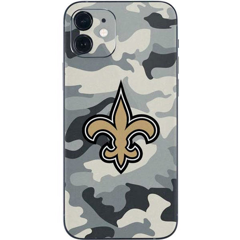 NFL New Orleans Saints Camo iPhone 12 Mini Skin