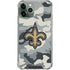NFL New Orleans Saints Camo iPhone 12 Pro Clear Case