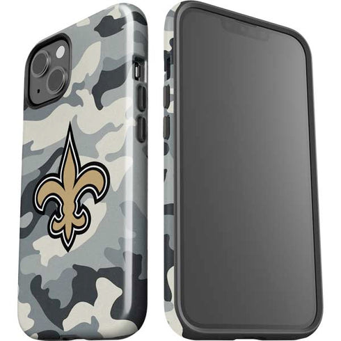 NFL New Orleans Saints Camo iPhone 13 Impact Case