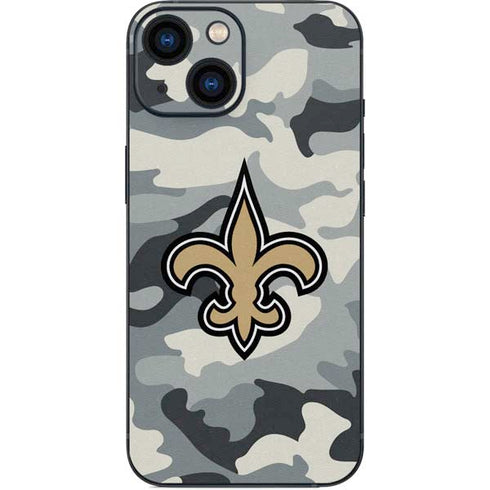 NFL New Orleans Saints Camo iPhone 13 Mini Skin