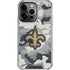 NFL New Orleans Saints Camo iPhone 13 Pro Clear Case