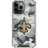 NFL New Orleans Saints Camo iPhone 13 Pro Max Clear Case