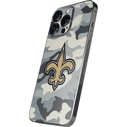 NFL New Orleans Saints Camo iPhone 13 Pro Max Skin