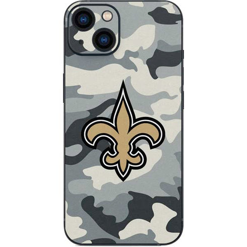 NFL New Orleans Saints Camo iPhone 13 Skin