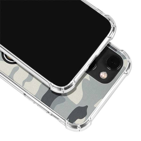 NFL New Orleans Saints Camo iPhone 15 Plus Clear Case