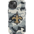 NFL New Orleans Saints Camo iPhone 15 Impact Case