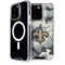 NFL New Orleans Saints Camo iPhone 15 Pro MagSafe Case