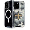 NFL New Orleans Saints Camo iPhone 14 Pro MagSafe Case