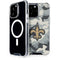 NFL New Orleans Saints Camo iPhone 14 Pro Max MagSafe Case