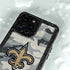 NFL New Orleans Saints Camo iPhone 14 Pro Max Waterproof Case