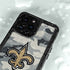 NFL New Orleans Saints Camo iPhone 14 Pro Waterproof Case