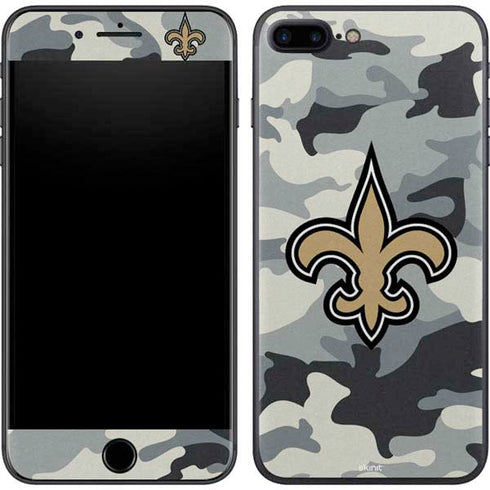 NFL New Orleans Saints Camo iPhone 8 Plus Skin