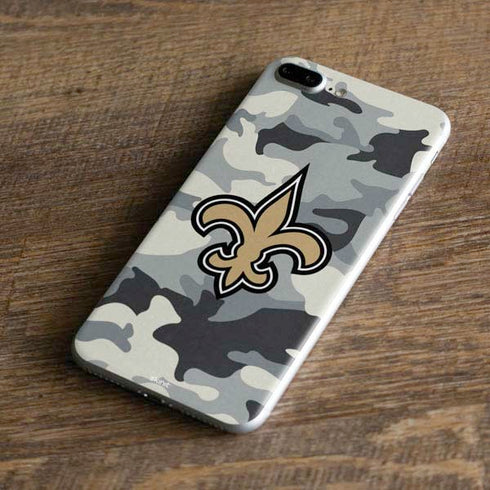 NFL New Orleans Saints Camo iPhone 8 Plus Skin