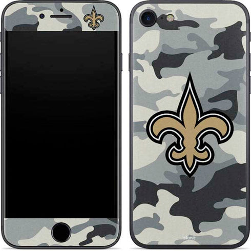 NFL New Orleans Saints Camo iPhone SE (2nd & 3rd Gen) Skin