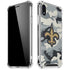 NFL New Orleans Saints Camo iPhone XR Clear Case