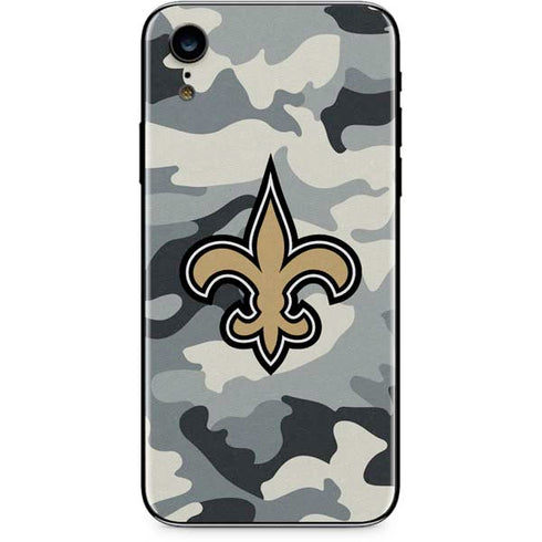 NFL New Orleans Saints Camo iPhone XR Skin