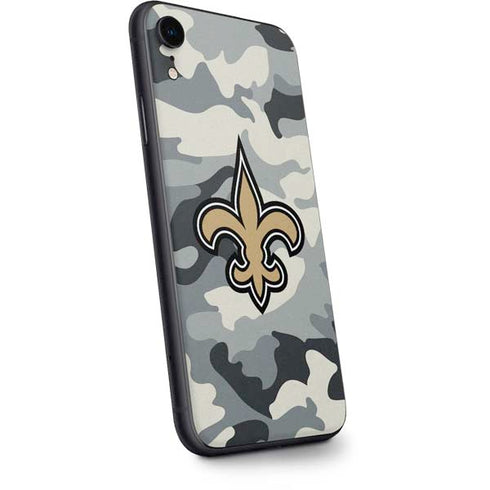 NFL New Orleans Saints Camo iPhone XR Skin