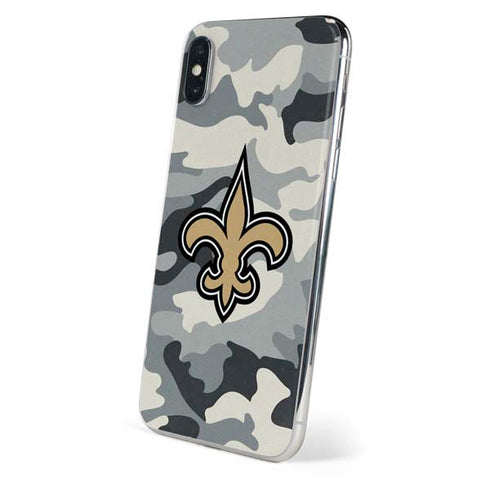 NFL New Orleans Saints Camo iPhone XS Max Skin