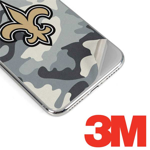 NFL New Orleans Saints Camo iPhone XS Max Skin