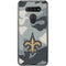 NFL New Orleans Saints Camo LG K51/Q51 Clear Case