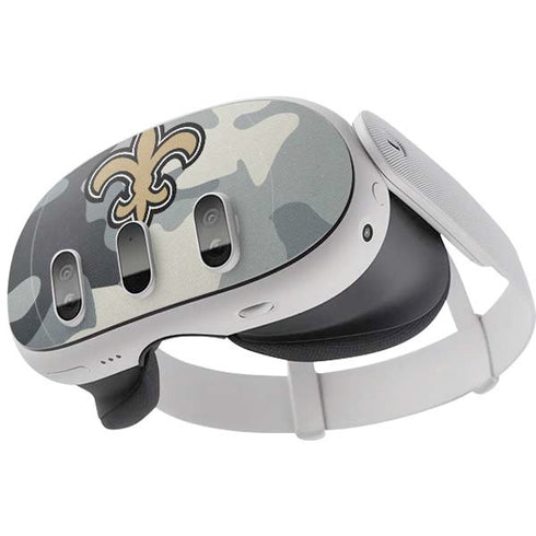 NFL New Orleans Saints Camo Meta Quest 3 Skin