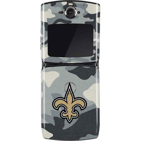 NFL New Orleans Saints Camo Motorola RAZR Skin
