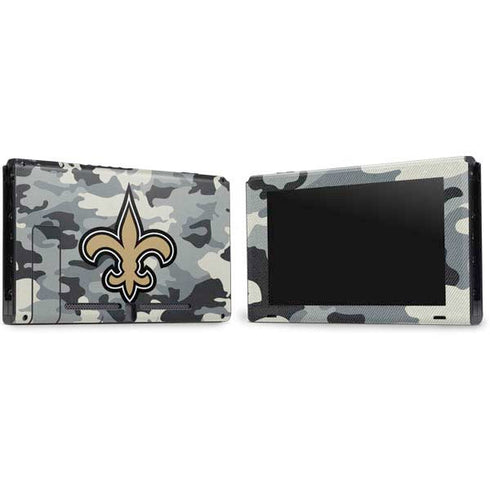 NFL New Orleans Saints Camo Nintendo Switch Bundle Skin