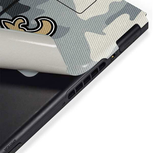 NFL New Orleans Saints Camo Nintendo Switch Bundle Skin