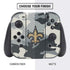 NFL New Orleans Saints Camo Nintendo Switch Bundle Skin