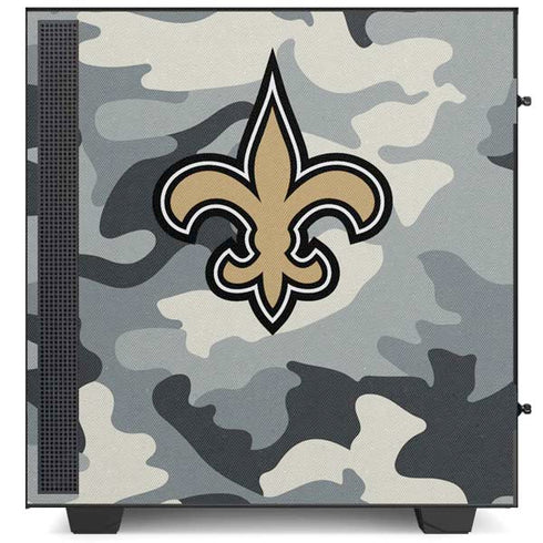NFL New Orleans Saints Camo NZXT H510 Compact ATX Mid-Tower Case Skin