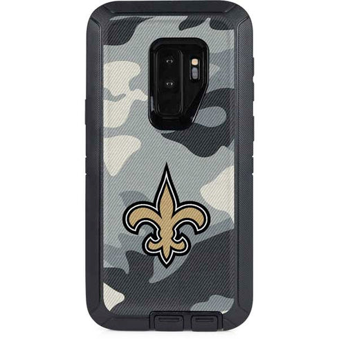 NFL New Orleans Saints Camo Otterbox Defender Galaxy Skin