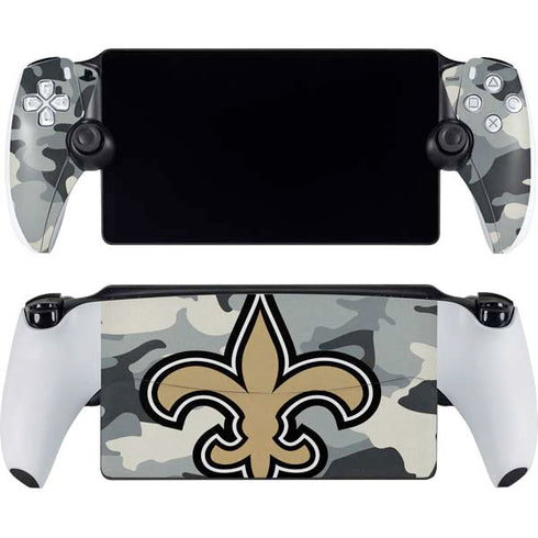 NFL New Orleans Saints Camo PlayStation Portal Remote Player Skin