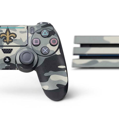 NFL New Orleans Saints Camo PS4 Pro Bundle Skin