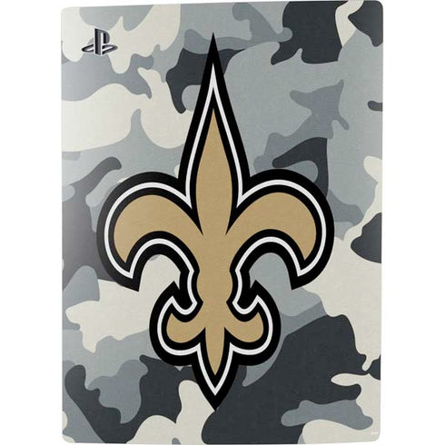 NFL New Orleans Saints Camo PS5 Console Skin