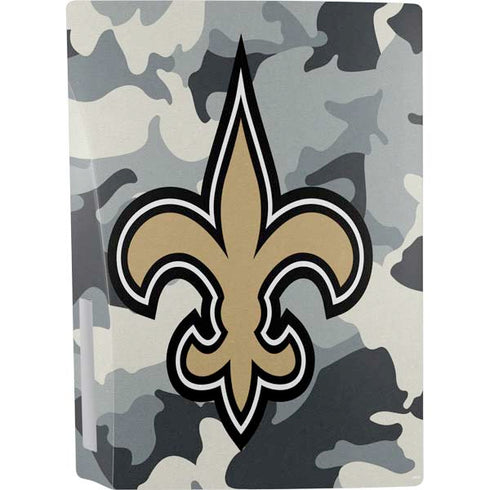 NFL New Orleans Saints Camo PS5 Console Skin