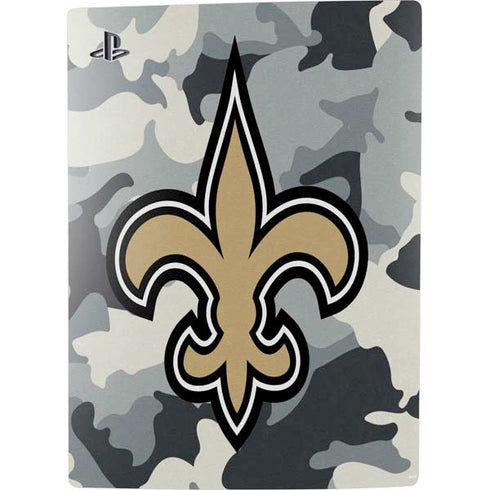 NFL New Orleans Saints Camo PS5 Digital Edition Console Skin