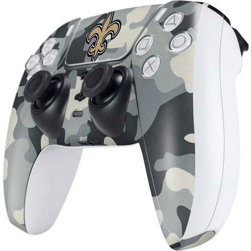 NFL New Orleans Saints Camo PS5 Controller Skin