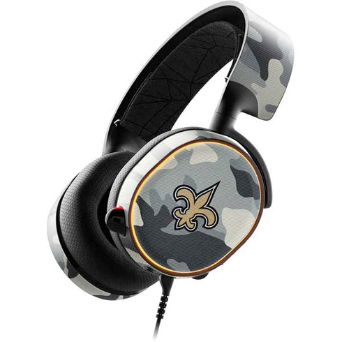 NFL New Orleans Saints Camo SteelSeries Arctis 5 Skin
