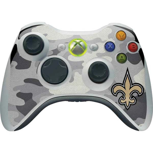 NFL New Orleans Saints Camo Xbox 360 Wireless Controller Skin