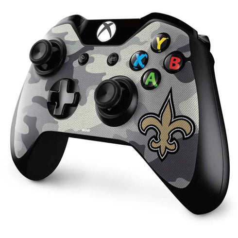 NFL New Orleans Saints Camo Xbox One Controller Skin