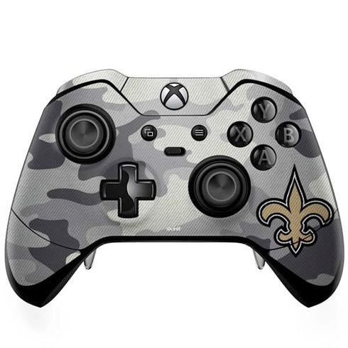 NFL New Orleans Saints Camo Xbox One Elite Controller Skin