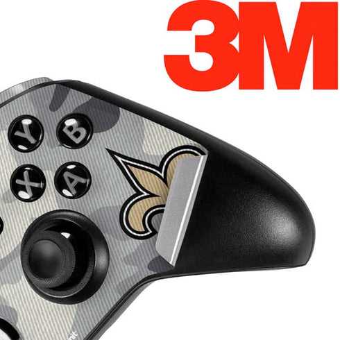 NFL New Orleans Saints Camo Xbox One Elite Controller Skin