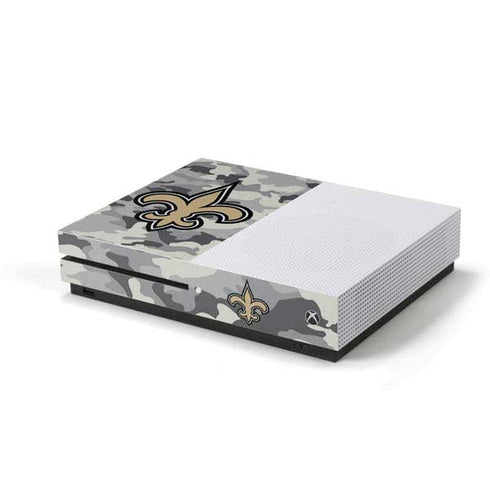 NFL New Orleans Saints Camo Xbox One S Console Skin