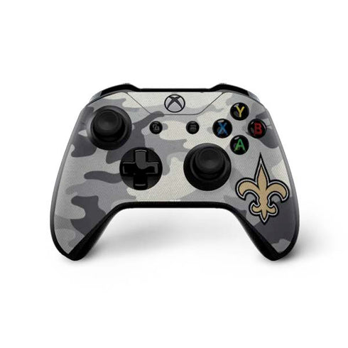 NFL New Orleans Saints Camo Xbox One X Bundle Skin