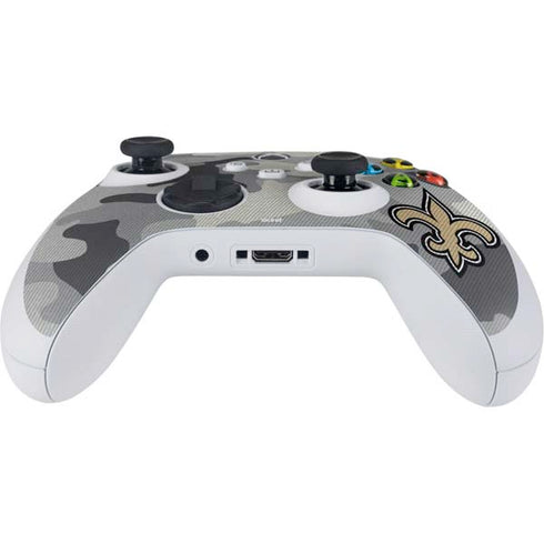 NFL New Orleans Saints Camo Xbox Series S Controller Skin